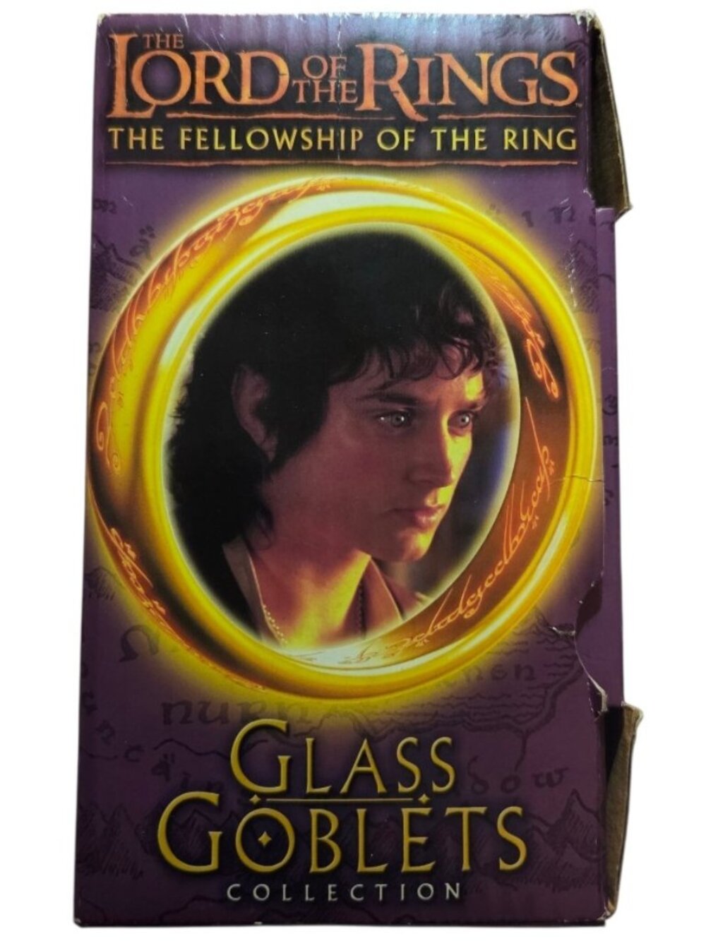Lord of the Rings VTG 2001 Frodo Light Up Glass Goblet